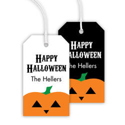 Halloween Pumpkin Hanging Gift Tags